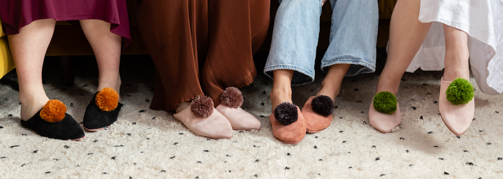 The Pom'd Slippers