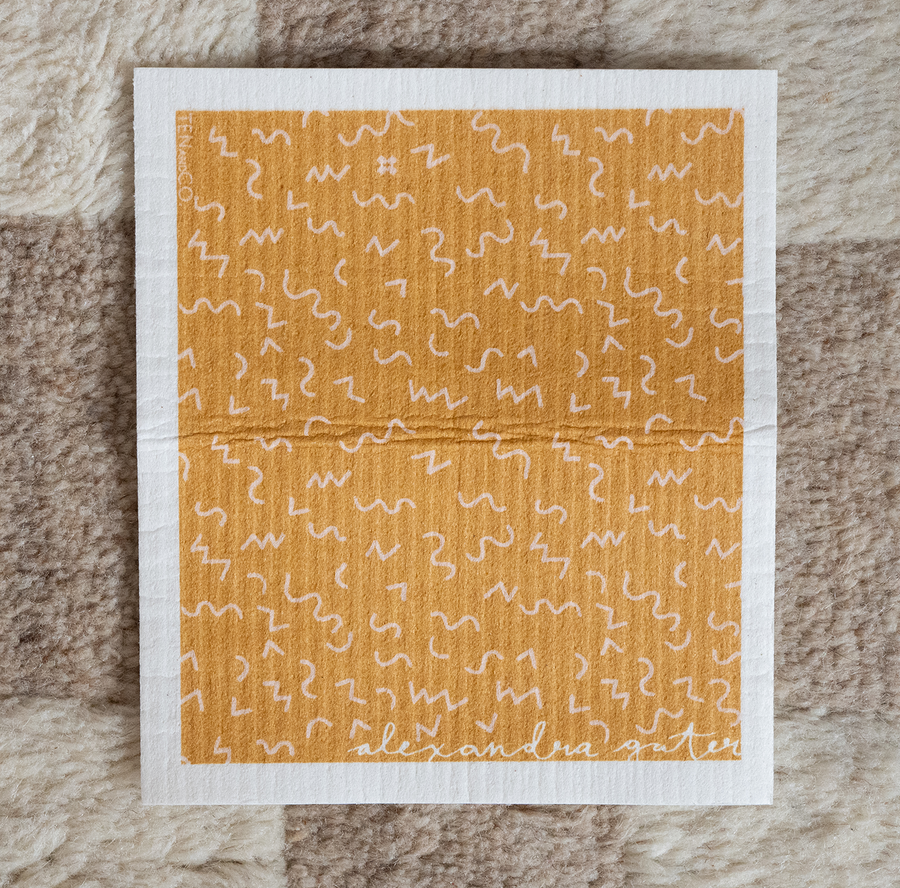 AG x Ten and Co. Sponge Squiggle Cloth